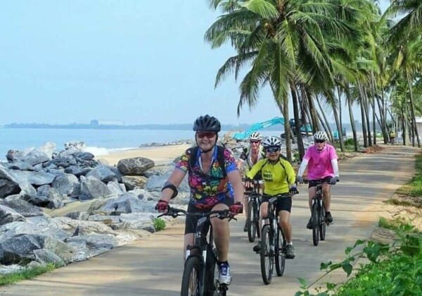 Cycling to Thalassery Kerala