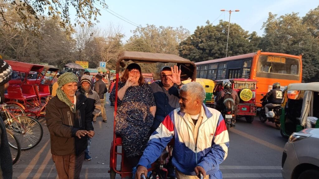 An evening exploration of Old Delhi on a cycle rickshaw.