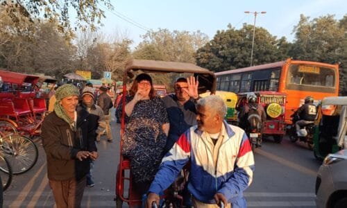 An evening exploration of Old Delhi on a cycle rickshaw.